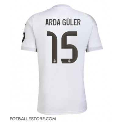 Real Madrid Arda Guler #15 Hjemmedrakt 2025-26 Kortermet Real Madrid Arda Guler #15 Hjemmedrakt 2025-26 Kortermet